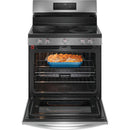 Frigidaire Gallery 30-inch Freestanding Electric Range with EvenTemp™ Technology GCRE3060BF