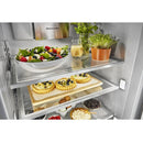 KitchenAid 48-inch, 29.4 cu. ft. Built-in Side-by-Side Refrigerator with External Water and Ice Dispensing System KBSD708MBSKBSD708MBS