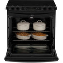 GE 30-inch, Drop-In Electric Range with Ceramic Glass Cooktop JD630DTBB