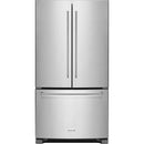 KitchenAid 36-inch, 25 cu.ft. Freestanding French 3-Door Refrigerator with ExtendFresh™ Plus Temperature Management System KRFF305ESS