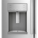 GE Profile 36-inch, 22.2 cu.ft. Counter-Depth French 3-Door Refrigerator with Water and Ice Dispensing System PYE22KYNFS (PYE22KYNFS)