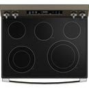 GE 30-inch Freestanding Electric Range with Convection Technology GRF600AVES