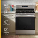 Whirlpool 30-inch Gas Range with Air Cooking Technology and Steam Clean (Stainless Steel) (WFGS4530SS)