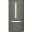 GE 33-inch, 24.8 cu. ft. French 3-Door Refrigerator with Internal Water Dispenser GNE25JMKESGNE25JMKES