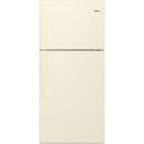 Whirlpool 30-inch, 19.14 cu.ft. Freestanding Top Freezer Refrigerator with Flexi-Slide™ Bin WRT519SZDT (Biscuit)WRT519SZDT