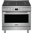 Frigidaire Professional 36-inch Freestanding Dual-Fuel Range with Convection Technology PCFD3670AF