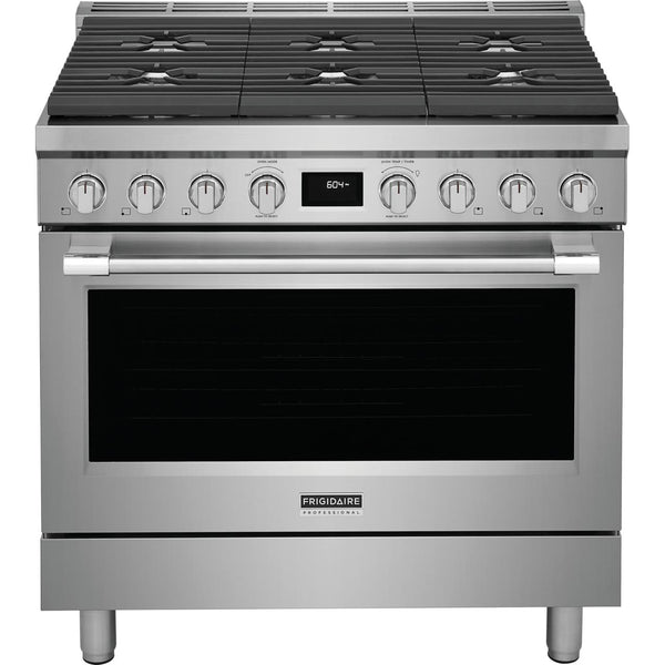 Frigidaire Professional 36-inch Freestanding Dual-Fuel Range with Convection Technology PCFD3670AF