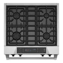 KitchenAid 30-inch Freestanding Dual-Fuel Range with Even-Heat™ KDRS407VBKKDRS407VBK