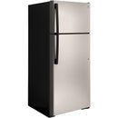 GE 28-inch, 17.5 cu. ft. Top-Freezer Refrigerator GTE18DCNRSAGTE18DCNRSA