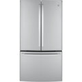 GE 36-inch, 23.1 cu.ft. Counter-Depth French 3-Door Refrigerator with Interior Ice Maker GWE23GYNFS