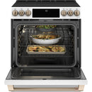 Caf? 30-inch Slide-in Electric Range with Warming Drawer CES700P4MW2CES700P4MW2
