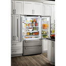 Thor Kitchen 36-inch, 20.85 cu. ft. Counter-Depth French 4-Door Refrigerator HRF3601F