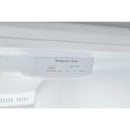 Frigidaire 24-inch, 10.1 cu. ft. Top Freezer Refrigerator FFET1022UWFFET1022UW
