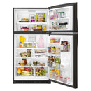 Whirlpool 33-inch, 21.3 cu. ft. Freestanding Top Freezer Refrigerator with Flexi-Slide™ Bin WRT541SZHV (Black Stainless)WRT541SZHV