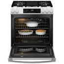 GE 30-inch Slide-in Gas Range with WiFi GGS600AVWW