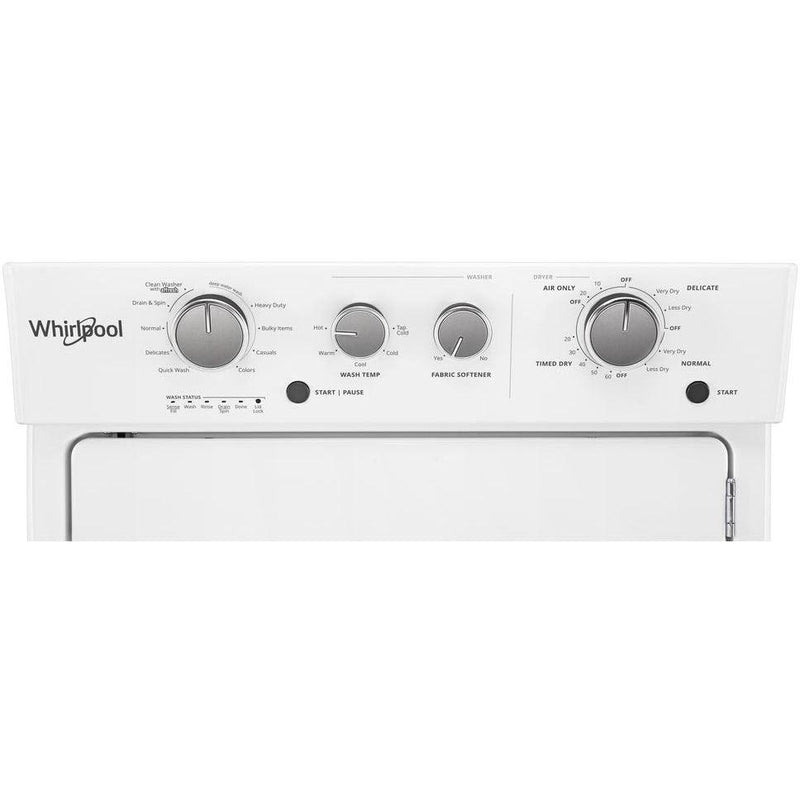Whirlpool Stacked Washer/Dryer Gas Laundry Center WGT4027HW