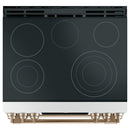 Café 30-inch Slide-in Electric Range with Convection CES750P4MW2