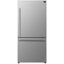 Forno 31-inch 17.2 cu.ft Freestanding Bottom Freezer Refrigerator FFFFD1785-31S