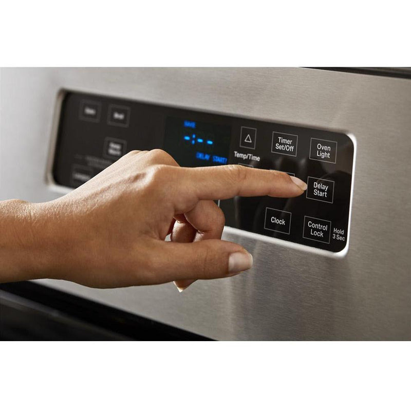 Whirlpool 30-inch Freestanding Gas Range with Frozen Bake™ Technology WFG505M0MS
