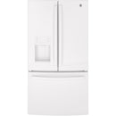 GE 36-inch, 25.6 cu. ft. French 3-Door Refrigerator GFE26JGMWW