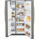 GE 33-inch, 23 cu. ft. Side-By-Side Refrigerator with Water and Ice Dispensing System GSS23GMPES