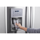 Whirlpool 36-inch, 19.7 cu. ft. Counter-Depth French 3-Door Refrigerator WRF550CDHZ