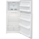 Frigidaire 30-inch, 18.3 cu.ft. Freestanding Top Freezer Refrigerator with LED Lighting (White)FFTR1814WW