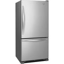 Whirlpool 33-inch, 22 cu. ft. Bottom Freezer Refrigerator with Icemaker (Stainless Steel)WRB322DMBM