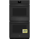 GE 27-inch, 8.6 cu.ft. Built-in Double Wall Oven with True European Convection JKD5000DNBBJKD5000DNBB
