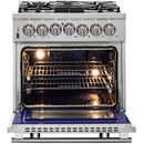 Forno Massimo 30" Freestanding Dual Fuel Range FFSGS6125-30FFSGS612530