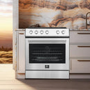 Forno 30-inch, 5 cu.ft Leonardo Espresso Electric Range FFSEL6012-30