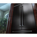 KitchenAid 36-inch, 20.8 cu.ft. Built-in French 3-Door Refrigerator with Internal Ice Maker KBFN506EBSKBFN506EBS