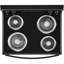Whirlpool 30-inch Freestanding Electric Range with Keep Warm Setting (Black)WFC150M0JB