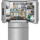 Frigidaire Professional 36-inch, 21.8 cu.ft. Counter-Depth French 4-Door Refrigerator with External Water and Ice System PRMC2285AF (PRMC2285AF)