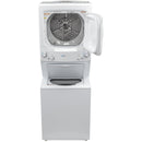 GE Stacked Washer/Dryer Electric Laundry Center with Stainless Steel Basket GUD27EEPVDGGUD27EEPVDG