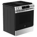 GE 30-inch Slide-in Gas Range with Griddle GGS500PVSS