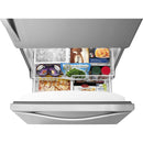 Whirlpool 33-inch, 22 cu. ft. Bottom Freezer Refrigerator with Icemaker (Stainless Steel)WRB322DMBM