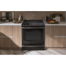 GE Profile 30-inch Slide-In Induction Range with Chef Connect PHS930BLTS