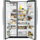 GE Profile 36-inch, 22.1 cu. ft. Counter-Depth Side-by-Side Refrigerator with Ice and Water PZS22MYKFSPZS22MYKFS