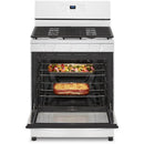 Whirlpool 30-inch Freestanding Gas Range with Frozen Bake™ Technology WFG505M0MWWFG505M0MW