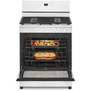 Whirlpool 30-inch Freestanding Gas Range with Frozen Bake™ Technology WFG505M0MW