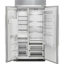 KitchenAid 42-inch, 25.5 cu.ft. Built-in Side-by-Side Refrigerator with Ice and Water Dispensing System KBSD602ESSKBSD602ESS