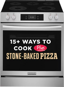 Frigidaire Gallery 30-inch Electric Range with Stone-Baked Pizza (Stainless Steel)GCFE3070BF