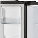 Forno 33-inch, 15.6 cu.ft. Freestanding Side-by-Side Refrigerator with LED Display on Door FFRBI1805-33BLKFFRBI180533BLK