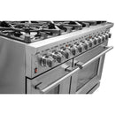 Forno Massimo 48-inch Freestanding Dual Fuel Range FFSGS6125-48