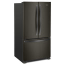 Whirlpool 36-inch, 20.0 cu. ft. Counter-Depth French 3-Door RefrigeratorWRF540CWHV