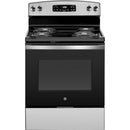 GE 30-inch Freestanding Electric Range with Self-Clean Oven JB258RT (Stainless Steel) (JB258RTSS)JB258RTSS