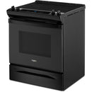 Whirlpool 30-inch Slide-in Electric Range with Frozen Bake™ Technology WEE515S0LB