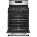 Whirlpool 30-inch Freestanding Gas Range with Frozen Bake™ Technology WFG505M0MS