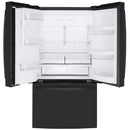 GE 36-inch, 22.1 cu.ft. Counter-Depth French 3-Door Refrigerator with external water and ice dispensing system GYE22GENDS